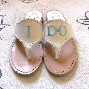 “I do” Jack Rodgers Wedding Shoes